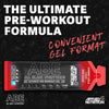 ABE Pre Workout Gel - All Black Everything Pre Workout Gel, Energy & Physical Performance with Citrulline, Creatine, Beta Alanine (20 x 60ml Gels) (ICY Blue Raz)