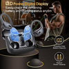 Wireless Earbuds, 75H Bluetooth 5.3 Headphones with ENC Noise Cancelling Mic, Deep Bass Wireless Earphones, Dual LED Display, IP7 Waterproof, Sports Ear buds with Ear hooks for Running, Gym