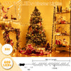 Cluster Christmas Lights Outdoor, 9m 600LEDs Xmas Tree Fairy Lights Mains Powered with 8 Modes/Timer, Waterproof Warm White String Lights Plug in for Garland Outside Indoor Decorations