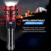 Torches LED Super Bright, Rechargeable Torch 200000 lumens, LED Torch Rechargeable XPH90.2, Tactical Torch Battery Powered, Powerful Flashlight Zoomable for Dog Walking Hiking Emergency Gift