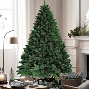 6ft Christmas Tree Christmas Tree Traditional Artificial Large Bushy Xmas Tree with Metal Stand