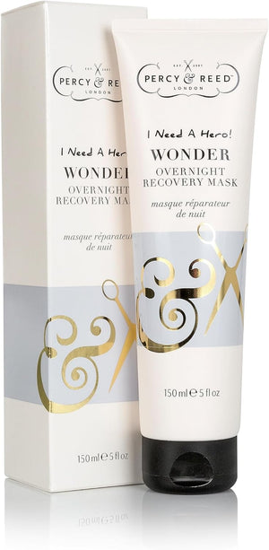 I Need A Hero! Wonder Overnight Recovery Mask - Transforms Dull Tired Hair with Deep Moisturise and Nourishment - Repairs Damaged & Dry Hair Instantly - 150ml