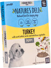 Puppy Grain Free Wet Dog Food, Turkey with Sweet Potato, Herbs and Vegetables, Natural Complete Junior Wet Food Trays, 395g