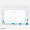 100-Pack Transparent Reusable Travel Pill Pouches | 4x2.75" Organizer Bags with Writable Label | Portable Poly Bags for Vitamins, Supplements, and Medicine