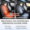 Car Seat Covers Full Set Universal for 5 Seats, Universal Fit For Most Cars, SUV, Sedans and Pick-up Trucks, Waterproof Automotive Seat Protector, Luxury Leather Car Seat Cushion, Airbag Compatible