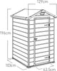 " Manor Grey Outdoor Garden Shed - Compact 4 X 3 Ft Storage Solution!"