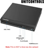 DVD Player for TV, All Region Free DVD CD Recorded Disc Player with HD 1080P (balck-3)