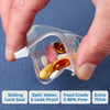 Zippered Pill Pouch Bags - 12 Pcs, Slide Lock Clear Plastic Mini Bags, BPA-Free for Pills Vitamins, Supplements, Medications, Jewelry, Crafts, Small Objects - Self-Sealing, Reusable, Travel-Friendly