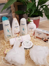 Dove Pamper Hamper Gift Basket for Him/Her Anniversary, Birthday, FREE Extra Dove Body Wash & Free Sponge, LARGE Basket, FAST DELIVERY, within 2-5 working days, MANY SOLD