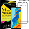 [3-Pack[Full Coverage] Screen Protector for Huawei P30 Lite, Tempered Glass Film [Full-Coverage][LifetimeSupport][Anti-Scratch][Anti-Shatter]