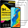 [3-Pack[Full Coverage] Screen Protector for Huawei P30 Lite, Tempered Glass Film [Full-Coverage][LifetimeSupport][Anti-Scratch][Anti-Shatter]