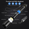 LED Torch, 20000 Lumens Super Bright Torches Led - Adjustable Focus, 5000 mAh, IP67 Waterproof, Powerful Long Lasting Handheld Flashlight for Power Cuts, Camping, Hiking, Emergency etc.