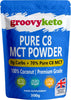 Pure C8 MCT Powder | MCT C8 Oil Powder | Instant Ketone Energy | Purest Form of MCT | 100% Pure Caprylic Acid | 0g Carbs | Enhances Ketosis & Fasting | 300g