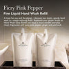 Fiery Pink Pepper Fine Liquid Hand Wash Glass Bottle