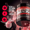 Pre Workout Demon - Advanced Pre-Workout Energy Powder with Creatine, Caffeine, Beta-Alanine & Glutamine, Berry Blast, 360g - 40 Servings