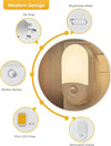 Motion Sensor Night Light Plug into Wall, 2 Pack, Motion Sensor Lights Indoor, Warm White 3000K, Plug in Night Light Movement Sensor Light Indoor for Kids Baby Adult Children's Room, Bedroom