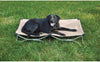 Large Portable Pup Travel Pet Bed, Tan