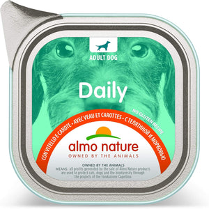 Daily Menu Dog No Grain Pate with Veal and Carrots, 100 g, Pack of 32