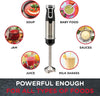 Sensio Home 1000W Super Powerful Hand Blender 3-in-1 Stainless Steel Stick Immersion Blender with Attachment, 700ml Mixing Beaker, Stainless Steel Whisk, Variable Speeds for Baby Food,Vegetables,Soup