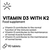 Max Strength Vitamin D3 4000iu & K2 Supplement