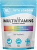 Multivitamin Tablets for Men & Women | 22 Essential Active Multi Vitamins & Minerals | 4 Month Supply (Tablet, not Powder or Capsule) | Food Supplement Made in UK, Vegan