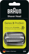 Series 3 Electric Shaver Replacement Head, Easily Attach Your New Shaver Head, Compatible with All Series 3 ProSkin Electric Shavers, 32B, Black