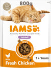 Hairball Complete Dry Cat Food for Adult and Senior Cats with Chicken 800 g