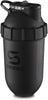 Tumbler: Protein Shaker Bottle, 700ml - Capsule Shape Mixing - Easy Clean Up - No Blending Ball or Whisk Needed - BPA Free - Mix & Drink Shakes, Smoothies, More - Matte Black/Black Logo