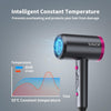 Hair Dryer with Diffuser, Lightweight Blow Dryer for Curly Hair for Women/Men, 1800 Watt Ionic HairDryer, Blow Dryer with Nozzle for Fast Drying as Salon, Portable