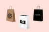 Branded Twisted Handle Paper Bags - We Print And Ship - 250 units start from only £117 inc vat