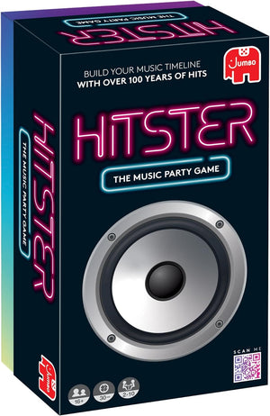 - The Music Party Board Game, Card Game, Fun Music Quiz Game,2-10 Players - 300Plus Iconic Music Hits - Great For Game Nights, Date Nights, Parties, Adult and Family Games - Jumbo (UK Edition)