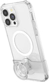 iPhone 14 Pro Max Case with Phone Grip and Slide Compatible with MagSafe, Wireless Charging Compatible - Clear