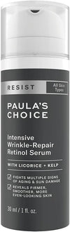 RESIST Anti Aging Retinol Serum - Minimises Wrinkles & Brown Spots - Firmer & Smoother Skin - Suitable for Rosacea-Prone Skin - with Vitamin C & Retinol - All Skin Types - 30 ml