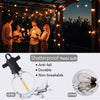 LED Outdoor String Lights Mains Powered, 50Ft Waterproof IP65 Garden String Lights, 25+2 G40 Globe Bulbs(2 Spare), Shatterproof Festoon Lights for Outside Bistro Backyard Party Cafe