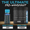 ABE Pre Workout Shot - All Black Everything Pre Workout Energy Shots, Physical Performance with Citrulline, Beta Alanine, Caffeine (Box 12 Units x 60ml) (Drumstick)