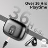 Wireless Earbuds, Bluetooth 5.3 Headphones In Ear with 4 ENC Noise Cancelling Mic,  New Bluetooth Earbuds Mini Deep Bass Stereo Sound, 36H Playtime LED Display Wireless Earphones IP7 Waterproof