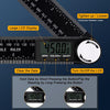 Digital Angle Finder, Digital Inclinometer Protractor Angle Measure Tool Angle Ruler with LCD Display for Woodworking Construction Repairing.