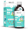 Nutra Kids Multivitamins Liquid for Immune Support (2 to 12 Year) - Kids Vitamins with Iron, Omega 3 and Vitamin D - Vegan Multivitamin for Kids - Toddler Vitamins Age 2 with Zinc - 40 Doses