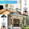 Light Bulb Security Camera, Ring Camera 2.4G Hz Wifi Camera for Home Security with Spot Light, 355 Degree Panoramic, Motion Detection and Alarm, 24/7 Recording (1)