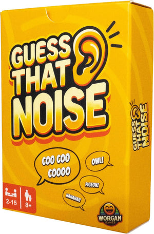 Guess That Noise - Funny Sound Impressions Party Game ﻿| Fun for Family & Friends | 2-15 Players, Ages 8+ | Perfect for Kids, Teens, Adults