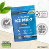 Vitamin K2 MK7 200ug | 365 Vegan Tablets | High Strength Menaquinone MK-7 | Supports Bone Health | No Artificial Preservatives | by