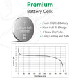 20 PCS CR2032 Lithium Coin Battery- 245mAh Ultra High Capacity with Powerful 3V Output, Specialty Technology for tv remote,car fob,motherboard,Calculators and More(2032/DL2032)
