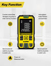 Laser Measure,Laser Distance Meter Device IP54 Portable Digital Measure Tool Range Finder with Bubble Levels and LCD Backlit