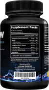 AlphaFlow L-Arginine, L-Citrulline & Beta Alanine | 1340mg Nitric Oxide (NO) Booster for Muscle Growth, Blood Flow, Vascularity & Size | Money Back Guarantee | 60 Vege Capsules