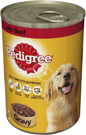 Beef In Gravy Wet Dog Food (12 Packs) (12 x 400g) (Beef In Gravy)