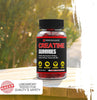 Creatine Gummies 5000mg | - 1 Month Supply. Strawberry Flavoured, Vegan, Sugar-Free Muscle Growth Supplements for Enhanced Performance & Recovery