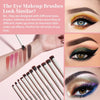 MUA Pro Makeup Brush Set 18 Pcs Professional Makeup Brushes Set Foundation Brush Concealer Brush Blush Brush Eyebrow Brush good present choice for Professional Makeup Artist(Beige)