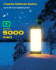 Survival Camping Lantern, 106LED with 5 Brightness, Up to 1200LM, 3 Modes & SOS, Rechargeable for 80hrs, IP68 Waterproof, Small & Light, Emergency Light for Blackout, Hurricane (Green)