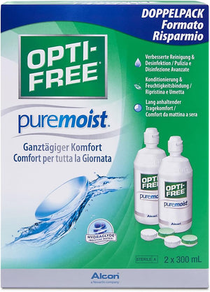 PureMoist Contact Lens Solution, 300ml, Economy Pack - Pack of 2