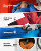 Sleeping Bags for Adults & Kids Sleeping Bag 3-4 Season - Ultralight Backpacking Sleeping Bag Cold Weather & Warm, Lightweight Compact, Single Adult Girls Boys Winter Sleep Camping Accessories